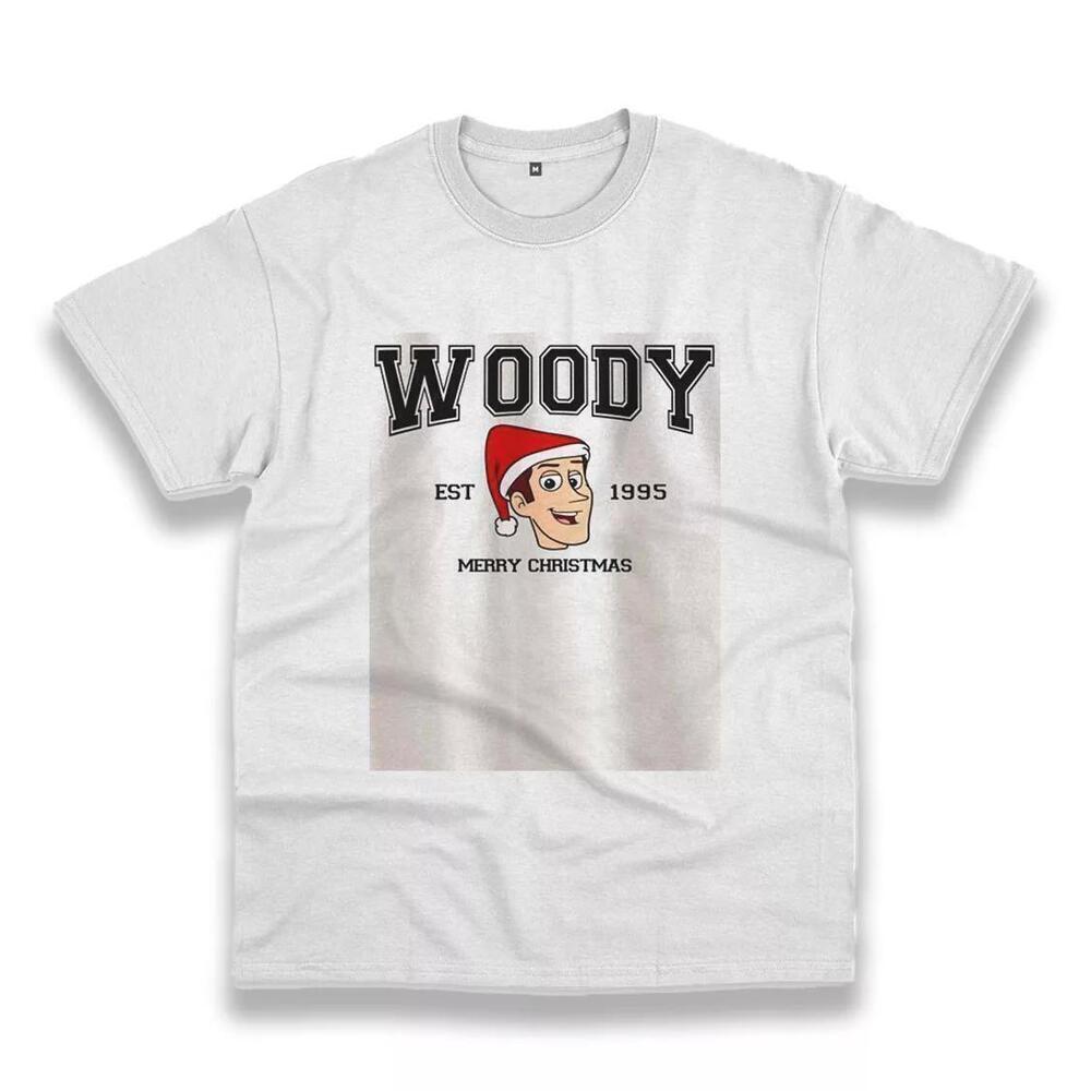Woody Merry Christmas Funny Holiday Graphic Unisex T-Shirt